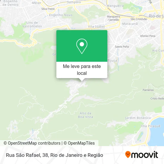 Rua São Rafael, 38 mapa