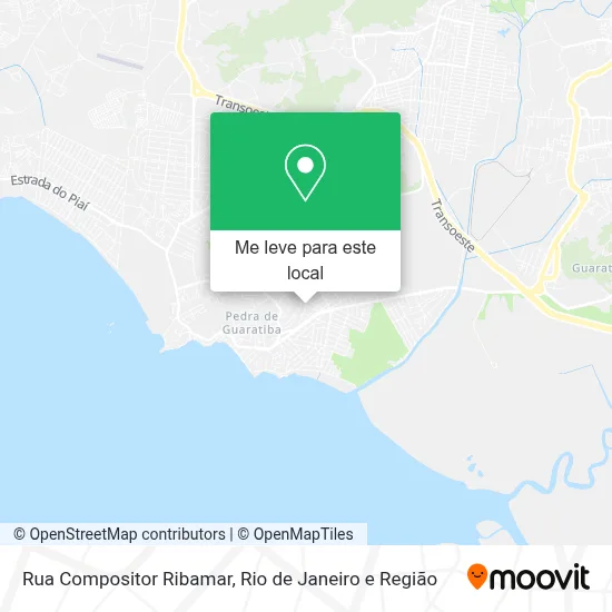 Rua Compositor Ribamar mapa