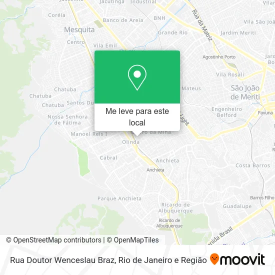 Rua Doutor Wenceslau Braz mapa
