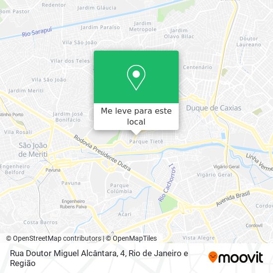 Rua Doutor Miguel Alcântara, 4 mapa