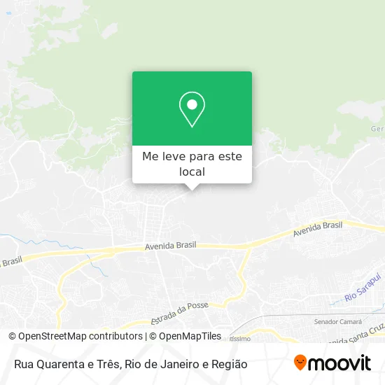 Rua Quarenta e Três mapa