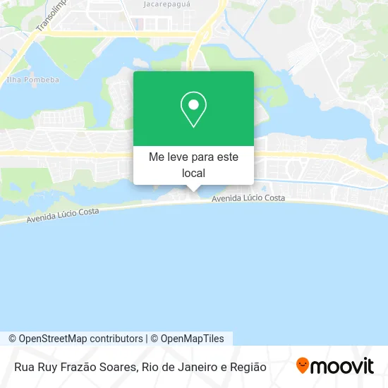 Rua Ruy Frazão Soares mapa