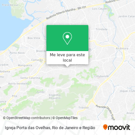 Igreja Porta das Ovelhas mapa