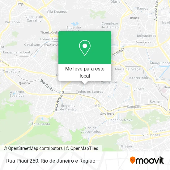 Rua Piauí 250 mapa