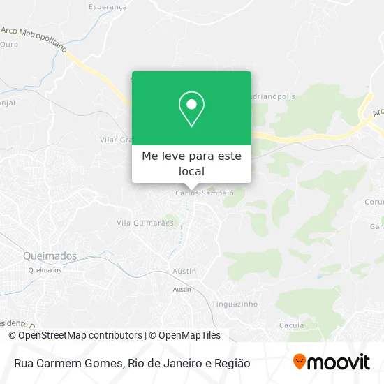 Rua Carmem Gomes mapa