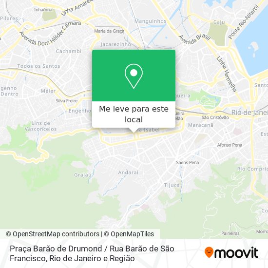 Praça Barão de Drumond / Rua Barão de São Francisco mapa