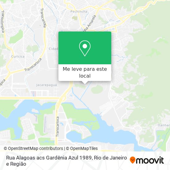 Rua Alagoas acs Gardênia Azul 1989 mapa