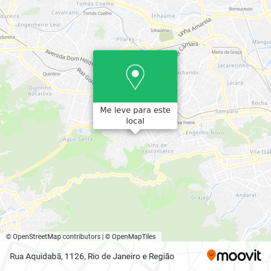 Rua Aquidabã, 1126 mapa