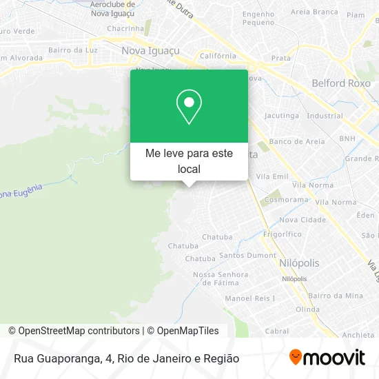 Rua Guaporanga, 4 mapa