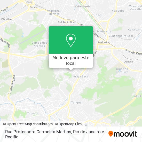 Rua Professora Carmelita Martins mapa