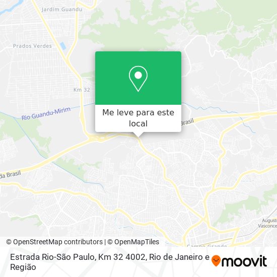 Estrada Rio-São Paulo, Km 32 4002 mapa