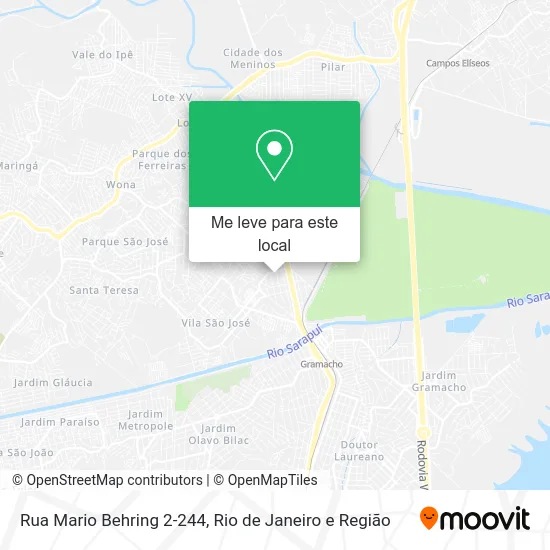 Rua Mario Behring 2-244 mapa