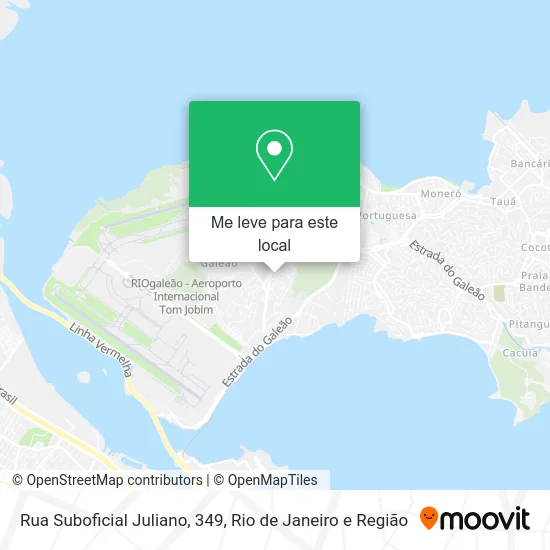 Rua Suboficial Juliano, 349 mapa