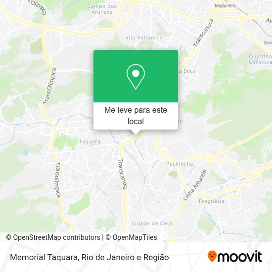 Memorial Taquara mapa