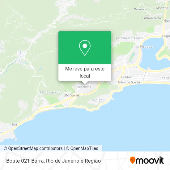 Boate 021 Barra mapa