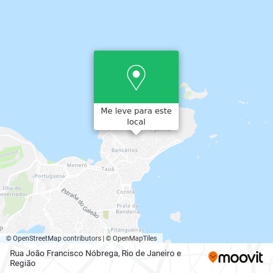 Rua João Francisco Nóbrega mapa