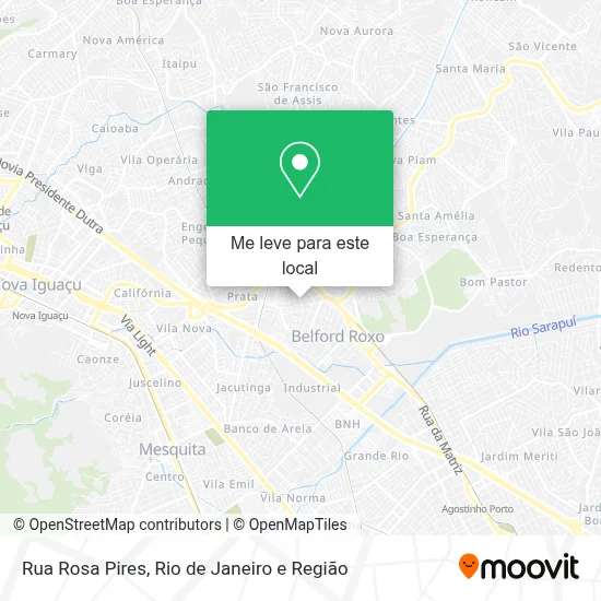 Rua Rosa Pires mapa