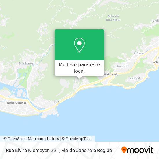 Rua Elvira Niemeyer, 221 mapa