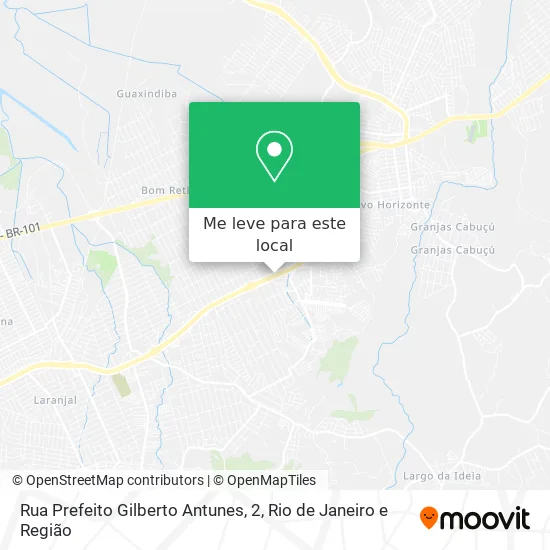 Rua Prefeito Gilberto Antunes, 2 mapa