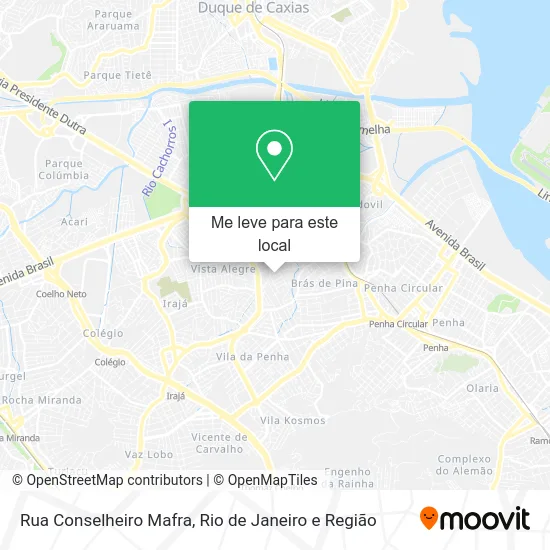 Rua Conselheiro Mafra mapa