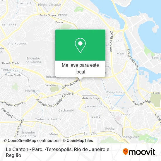 Le Canton - Parc. -Teresopolis mapa