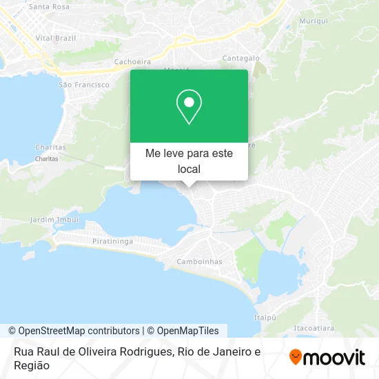 Rua Raul de Oliveira Rodrigues mapa