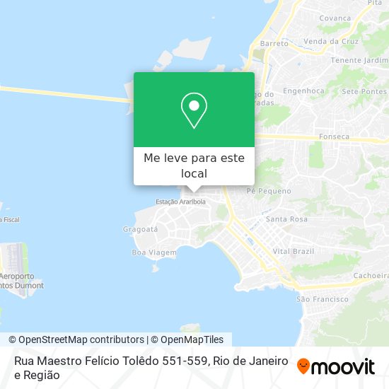 Rua Maestro Felício Tolêdo 551-559 mapa