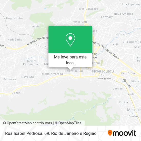 Rua Isabel Pedrosa, 69 mapa