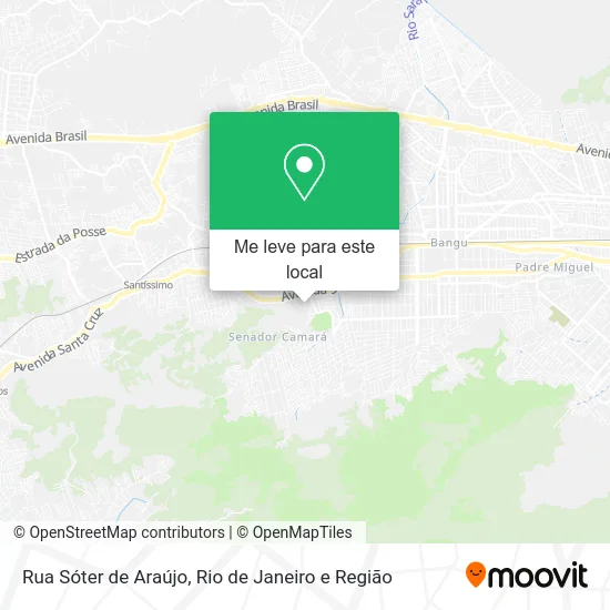 Rua Sóter de Araújo mapa