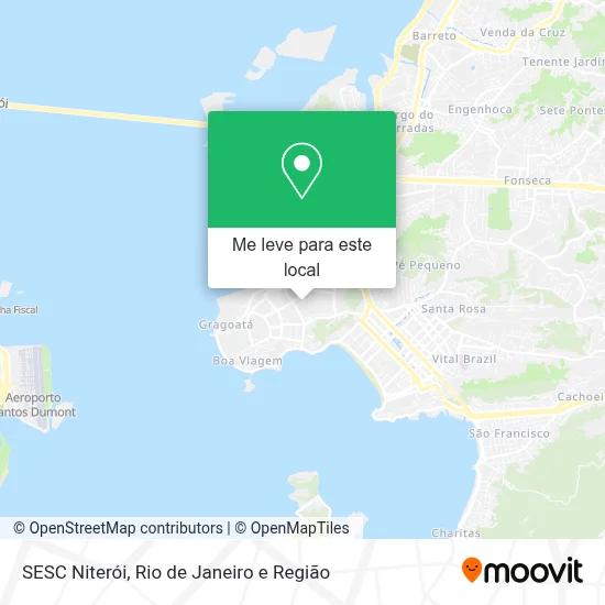 SESC Niterói mapa