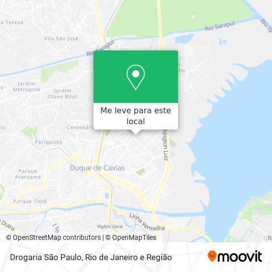 Drogaria São Paulo mapa