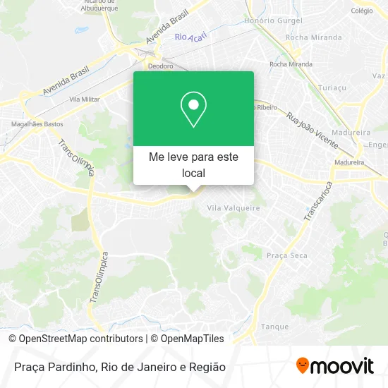 Praça Pardinho mapa