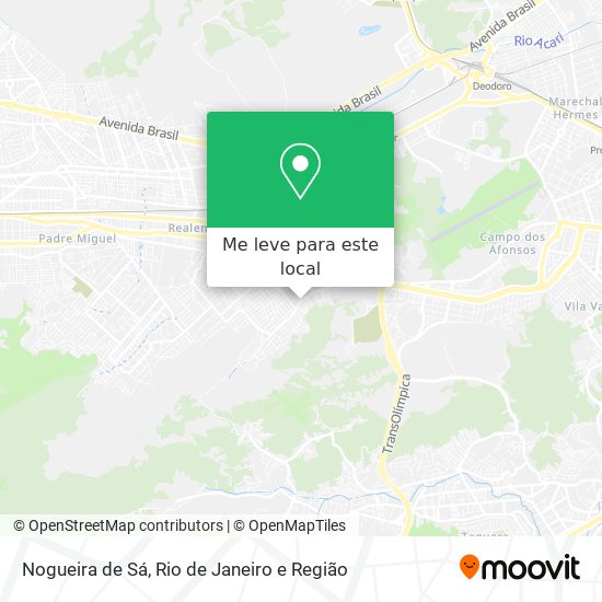 Nogueira de Sá mapa