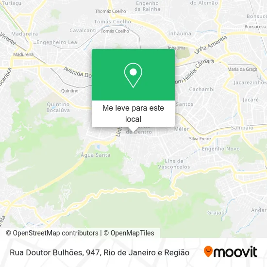 Rua Doutor Bulhões, 947 mapa