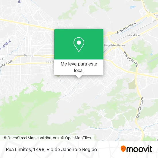 Rua Limites, 1498 mapa