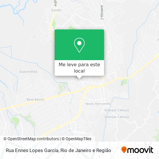 Rua Ennes Lopes Garcia mapa