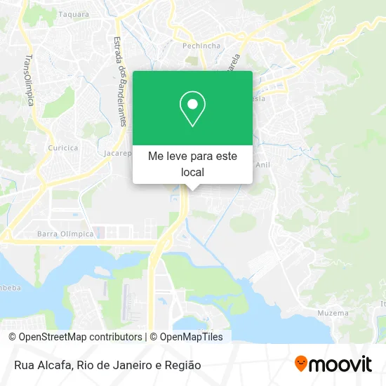 Rua Alcafa mapa