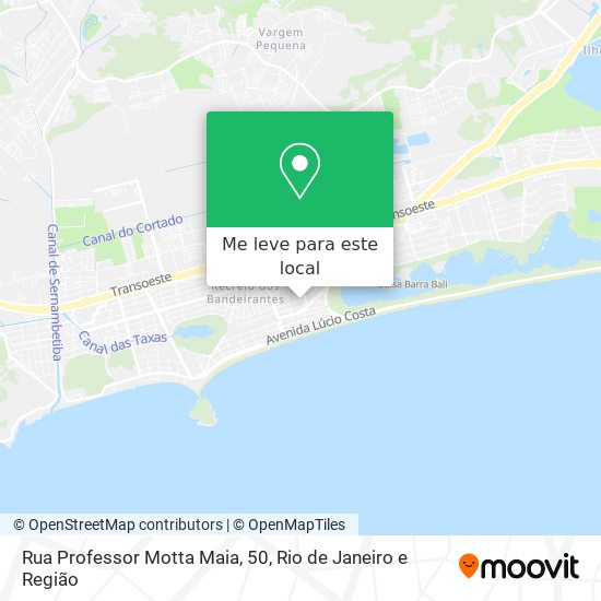 Rua Professor Motta Maia, 50 mapa