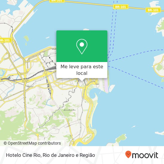 Hotelo Cine Rio mapa