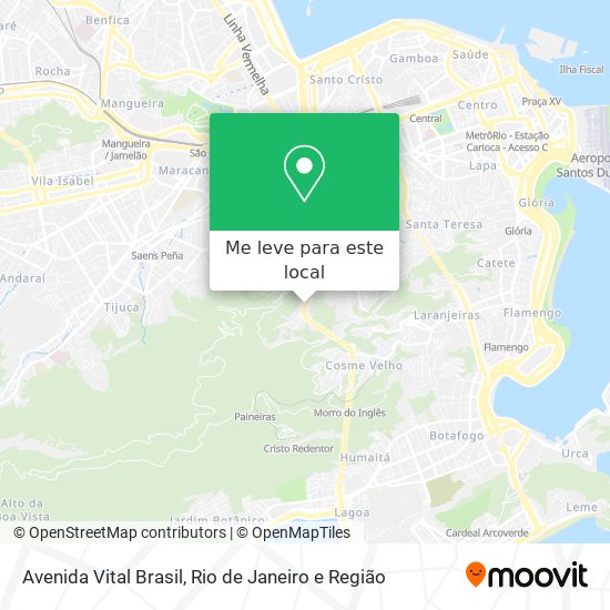 Avenida Vital Brasil mapa