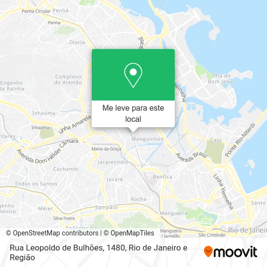 Rua Leopoldo de Bulhões, 1480 mapa