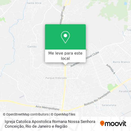 Igreja Catolica Apostolica Romana Nossa Senhora Conceição mapa