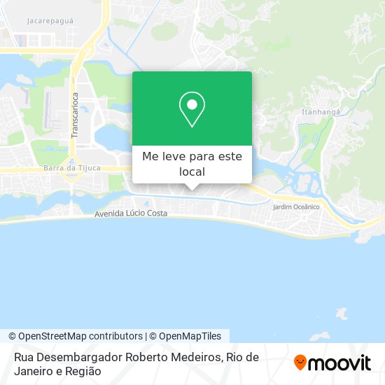 Rua Desembargador Roberto Medeiros mapa