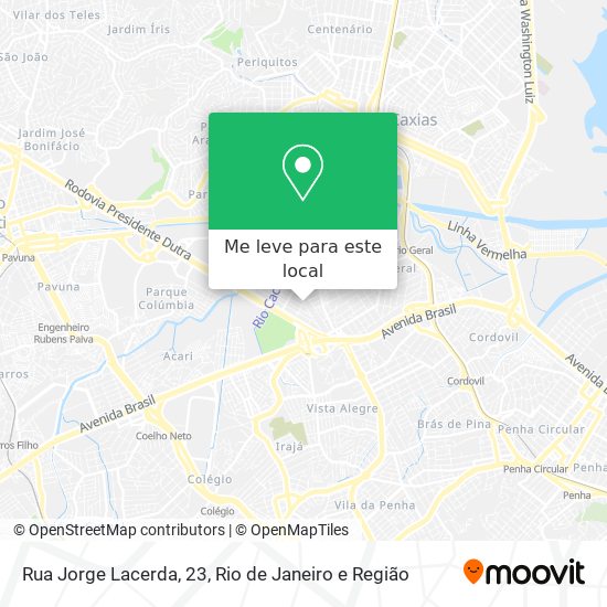 Rua Jorge Lacerda, 23 mapa