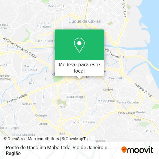 Posto de Gasolina Maba Ltda mapa
