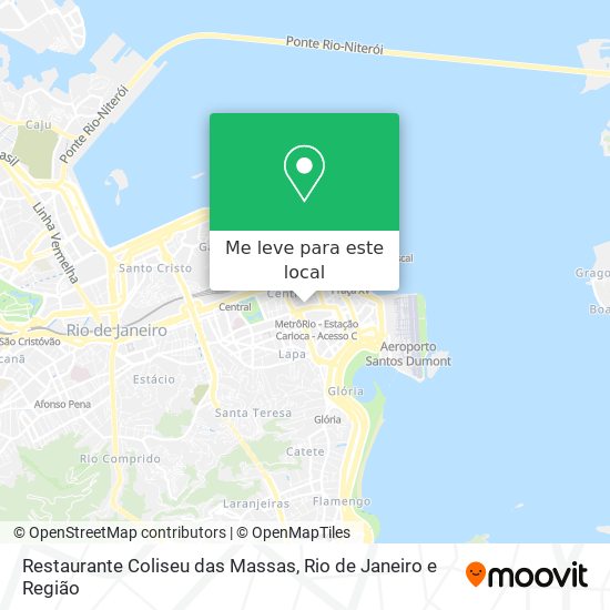 Restaurante Coliseu das Massas mapa