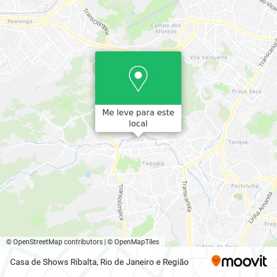 Casa de Shows Ribalta mapa