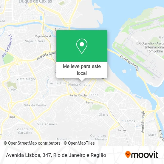 Avenida Lisboa, 347 mapa