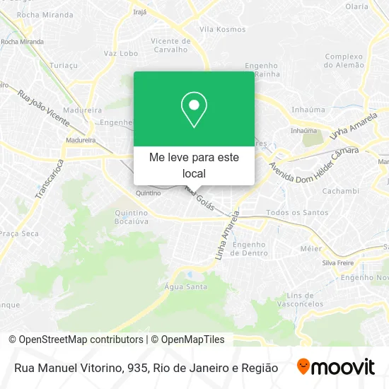 Rua Manuel Vitorino, 935 mapa