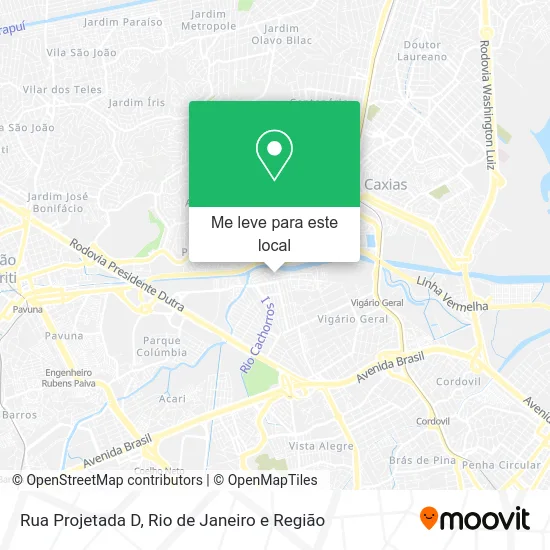 Rua Projetada D mapa
